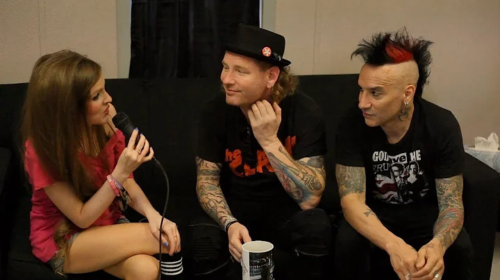 Corey Taylor and Roy Mayorga on the Stone Sour Bro...