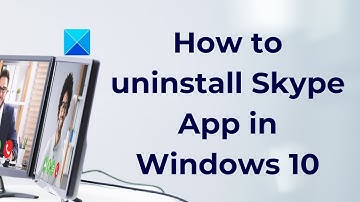 How to uninstall Skype App in Windows 11