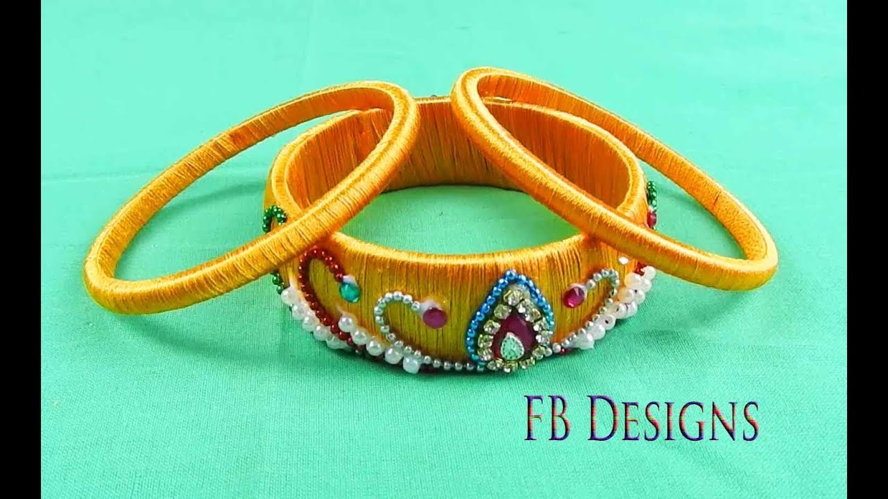 Latest Silk thread Fashion Modern Designs Bangles 2017 FB Designs YouTube