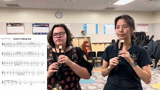 Catch a Falling Star Recorder play along 2024