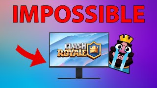 I Tried Clash Royle On PC... (so you don't have to) It is soo hard