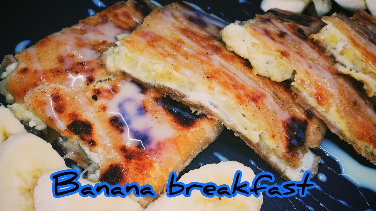 banana roti recipe | How to make Thai banana chapati | Breakfast ...