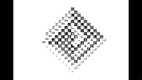 ZX81 Pattern Program - Rombo Spiral
