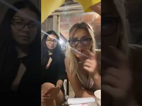 Pretty friends take turns - YouTube