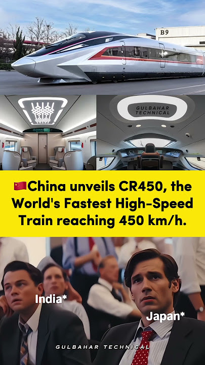 China CR450 – The World’s Fastest High Speed Train! 🚀
