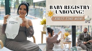 BABY REGISTRY UNBOXING! So Much Stuff! (NonToxic Baby Items)