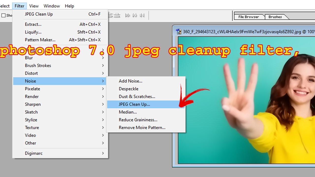 jpeg cleanup