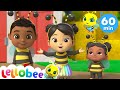 Bzz! Bzz! The Bee Song 🐝 | Lellobee City Farm | Kids Cartoons &amp; Nursery Rhymes | Moonbug Kids
