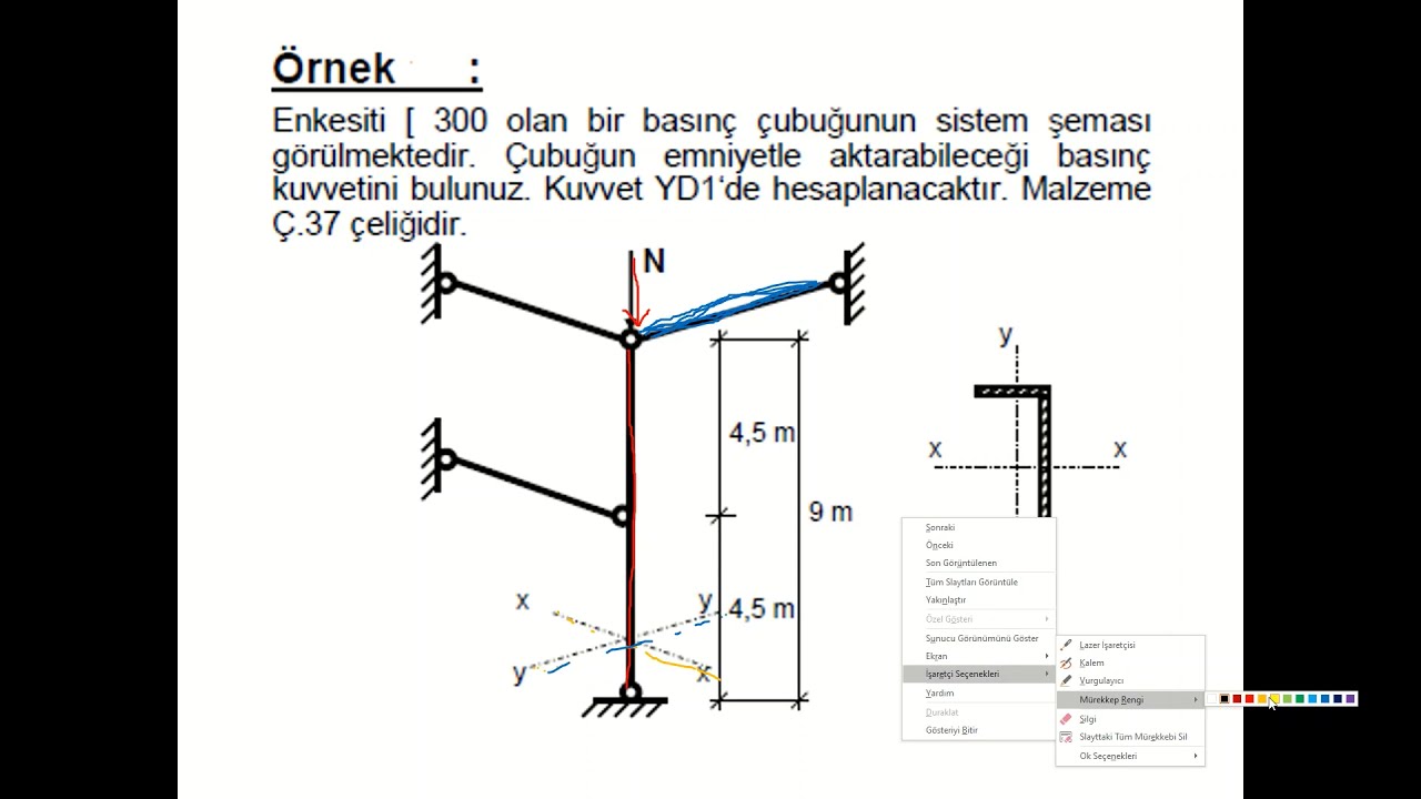 Basınç Çubukları Soru2