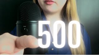 [ASMR] Counting down from 500 & tracing numbers