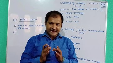 Customizing windows 7  class 4 ch3