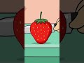 Memotong Buah Strawberry | Puri Animation #shorts