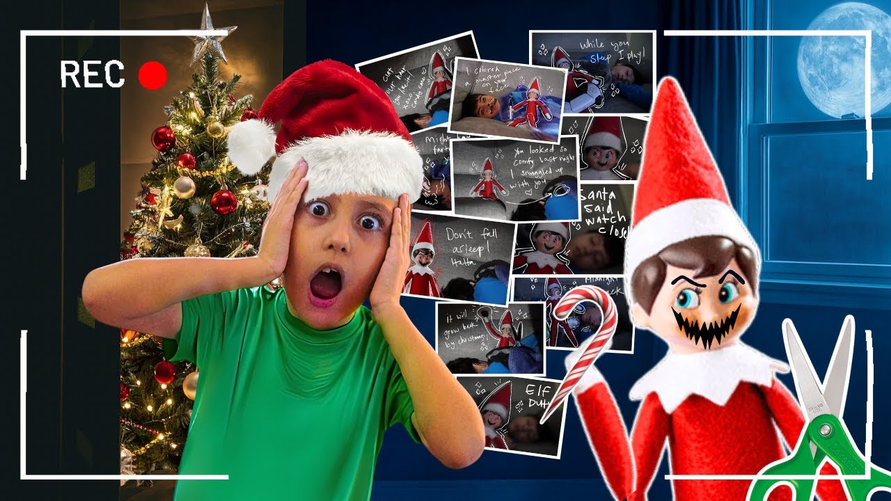 Мы поймали злого эльфа, наблюдавшего за мной ночью!!! (Реальные кадры)