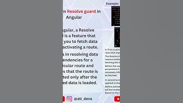What is Resolve guard in Angular? #shorts #angular #interview