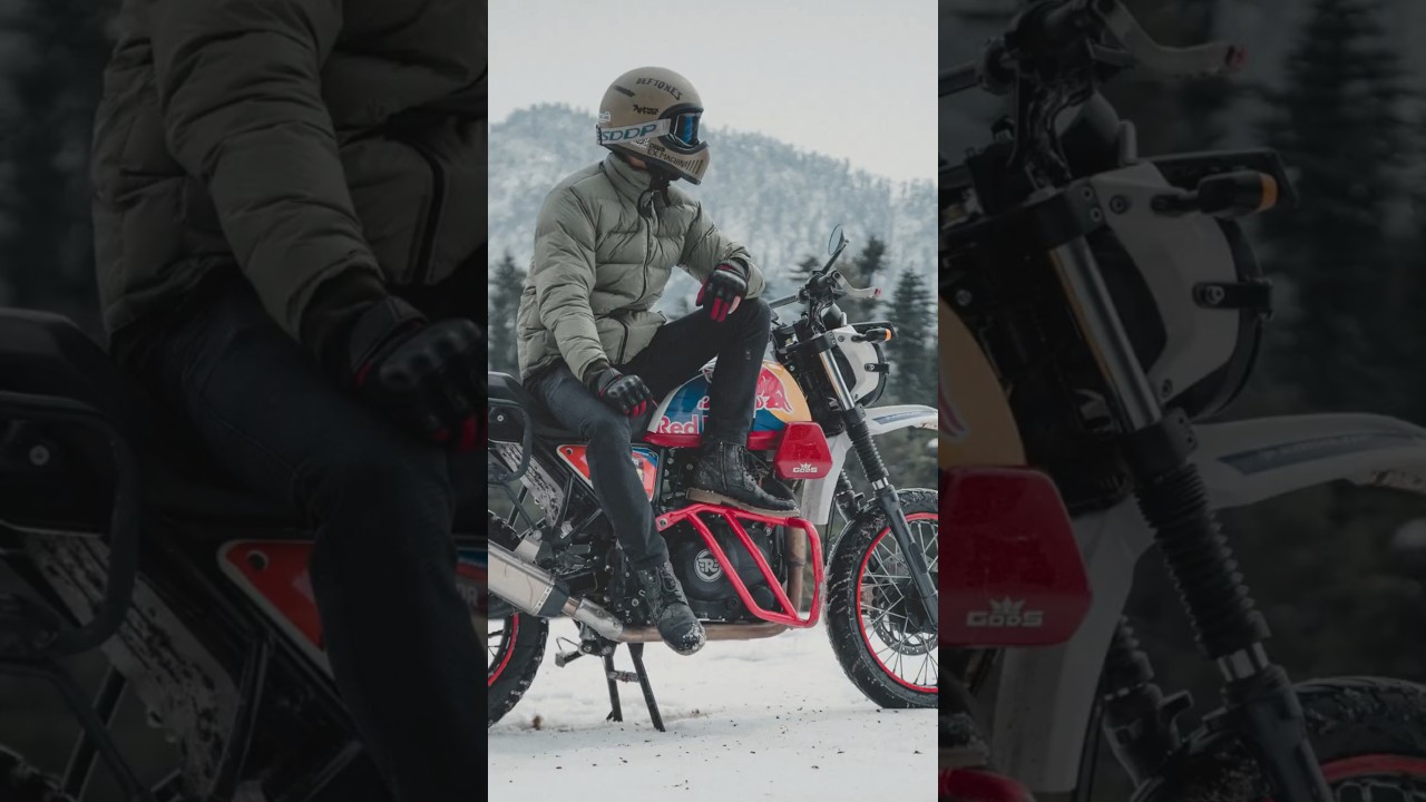 Royal Enfield Scram 411: Raw Stunt Action & Engine Sound Test 