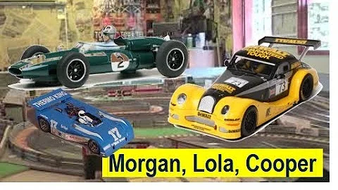 Slot Car 24Morgan, Lola, Cooper