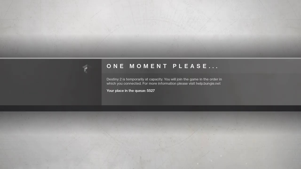Destiny 2 Shadowkeep error message capacity update kinda