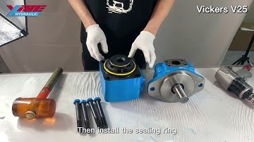 Vickers Series 25V Hydraulic Vane Pump Assembly