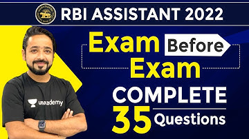 RBI Assistant 2022 | Exam before Exam | Complete 35 Questions by Puneet Sir | Bankers Way