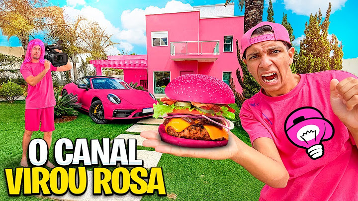 TROQUEI A COR DO MEU CANAL PARA ROSA *Pra sempre ?