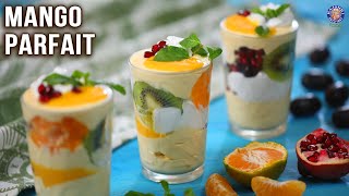 Mango Parfait Recipe | How To Make Parfait Without Yogurt | Mango Dessert Recipes | Varun screenshot 5