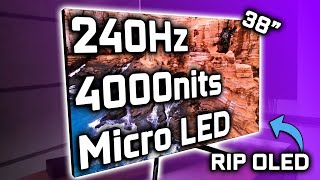 True Endgame  Micro LED Monitors (240Hz & 4000nits)