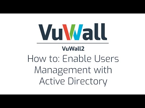 How To: Enable Users Management with Active Directory