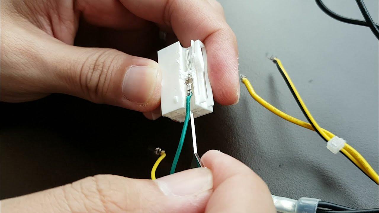How to remove JST YL pin from connector from the rear YouTube