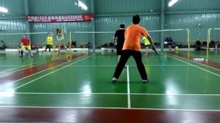 竹南羽協1060311陳主任豊恩VS踢館年輕人