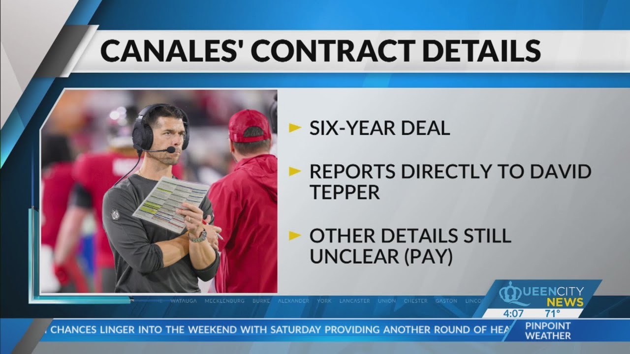 Some details on Dave Canales' contract with Panthers revealed - YouTube