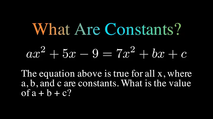 SAT Constant Problems