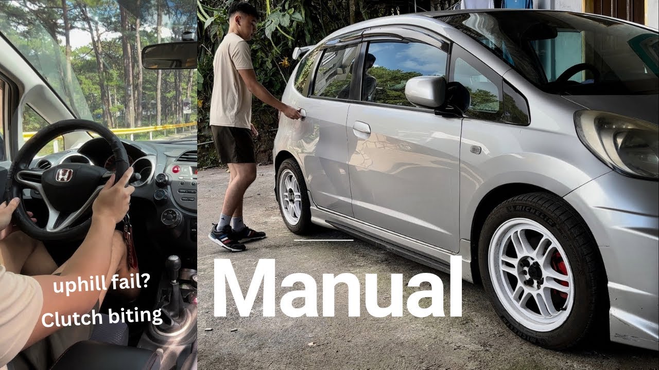 Honda Jazz ( Honda Fit ) vlog - My manual uphill start struggle #embarassingmoments 