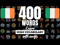 Learn Irish vocabulary with emojis and example sentences! Basic nouns &amp; adjectives