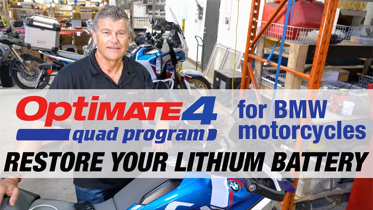 How to Recover a Dead BMW R1300GS Lithium Battery with OptiMate 4 Quad ...