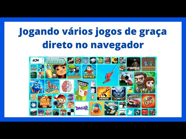 Como jogar jogos online de graça direto no navegador - poki 