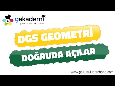 DGS Geometri Doğruda Açılar