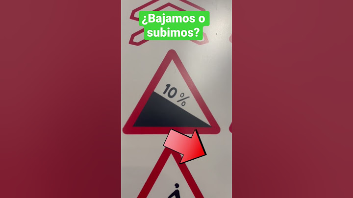 Truco para saber si bajamos o subimos DGT