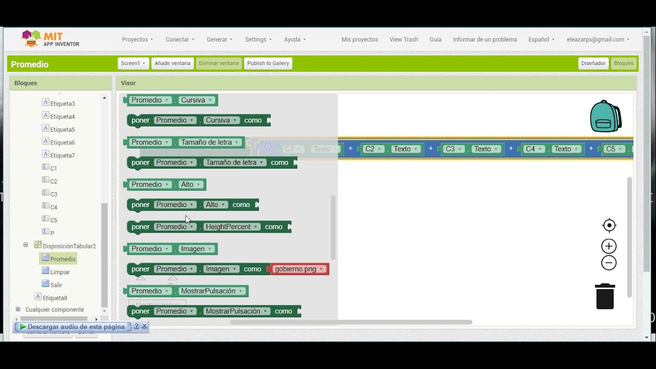 App promedio en MIT App Inventor, video 4 - YouTube