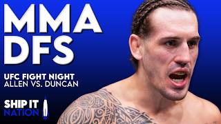 UFC Fight Night: Allen vs. Duncan | MMA DraftKings DFS Picks, Plays & Process