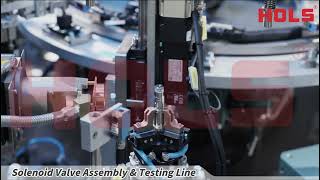 ⚙️ HOLS Solenoid Valve Full Automatic Assembly & Test Line | Top-tier Core Process Technology