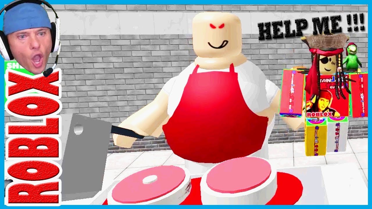 Awesome Escape from The Evil Butcher Shop // ROBLOX