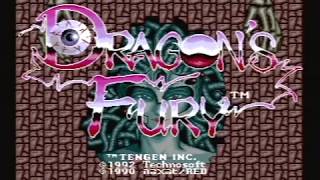 Megadrive Introduction Du Jeu Dragons Fury De Technosoft 1992