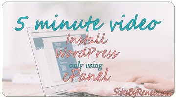 Manually Install WordPress in 5 Minutes using cPanel