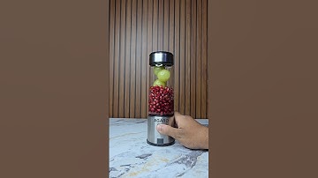 Amla & Anar Juice in Portable Blender 🍷🥰 #shorts #shortvideo
