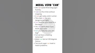 Master the Modal Verb "CAN" | 10 Example Sentences to Improve Your English Grammar