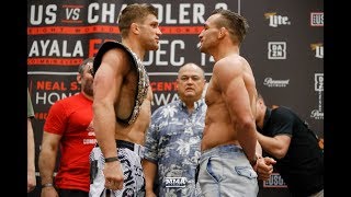 Bellator 212: Brent Primus vs. Michael Chandler Weigh-In Staredown - MMA Fighting