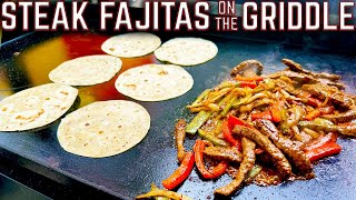 NEW GRIDDLE? YOU HAVE TO MAKE STEAK FAJITAS on your NEW GRIDDLE! EASY RECIPE with STEPBYSTEP!