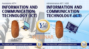 YSE Webinar on the talent screener for AD & AST in Information and Communication Technology (ICT)