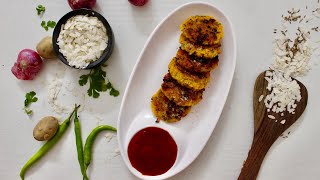 Poha Cutlet Recipe | Vegetable Poha Cutlets | Veg Poha Patties