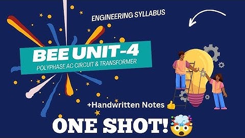 BEE Unit-4 ONE SHOT 🤯| Polyphase AC Circuits | SPPU Engineering Syllabus | #bee #oneshot #unit4#sppu